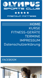 Mobile Screenshot of fitness-olympus.de